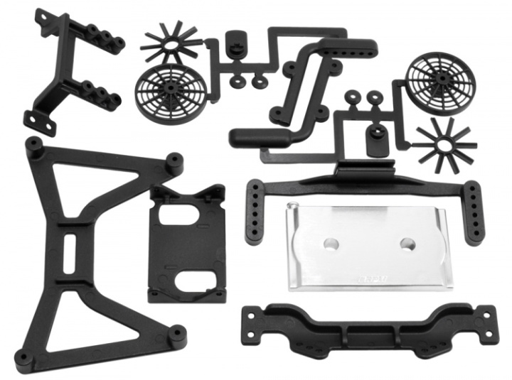 Karossfästen Set för Montering utan Karossklips Slash 2WD i gruppen Katalog / Fabrikat / R / RPM / Bildelar hos Minicars Hobby Distribution AB (RPM70860)