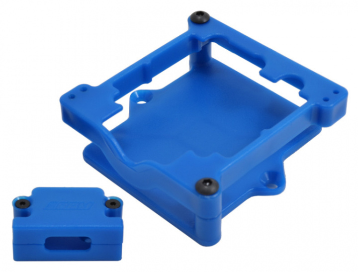 Hållare Blå Castle Sidewinder 3/SCT Traxxas 1/10 i gruppen Katalog / Tillbehör & Delar hos Minicars Hobby Distribution AB (RPM73275)