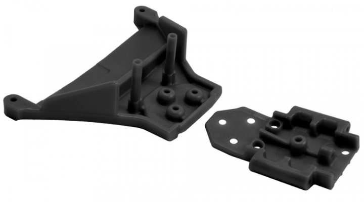 Konsoll Fram Svart Slash 4x4(LCG), Rustler 4x4(Kort Batteri) i gruppen Katalog / Fabrikat / R / RPM / Bildelar hos Minicars Hobby Distribution AB (RPM73562)