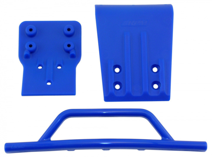 Bumper och Hasplåt Fram Blå Slash 4x4 i gruppen Katalog / Fabrikat / R / RPM / Bildelar hos Minicars Hobby Distribution AB (RPM80025)