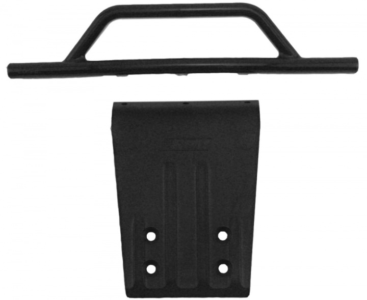 Stötfångare och Hasplåt Fram Svart Slash 2WD, Nitro Slash i gruppen Katalog / Fabrikat / R / RPM / Bildelar hos Minicars Hobby Distribution AB (RPM80952)