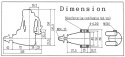 FA-125A 20,5cc 4-takts Metanolmotor
