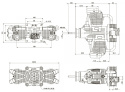 FG-120TS Twin 4-takts Bensinmotor