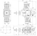 FG-41TS 41cc 4-takts Twin Bensinmotor