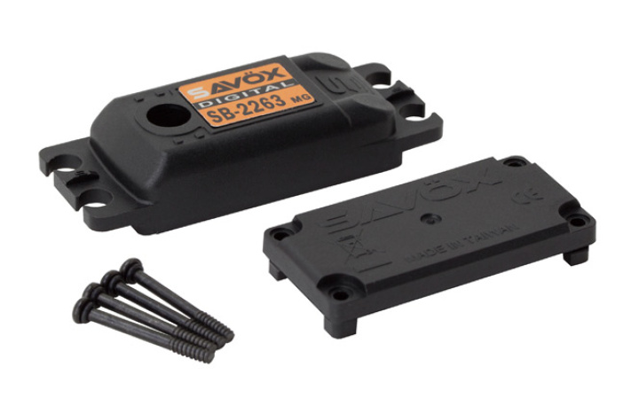 Servohus SB-2263MG i gruppen Katalog / Fabrikat / S / Savöx / Servohus hos Minicars Hobby Distribution AB (SAV-CASESB2263MG)