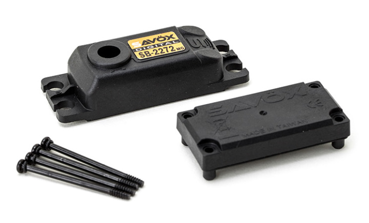 Servohus SB-2272MG i gruppen Katalog / Fabrikat / S / Savöx / Servohus hos Minicars Hobby Distribution AB (SAV-CASESB2272MG)