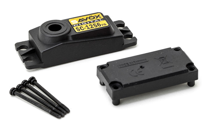 Servohus SC-1256TG i gruppen Katalog / Fabrikat / S / Savöx / Servohus hos Minicars Hobby Distribution AB (SAV-CASESC1256TG)