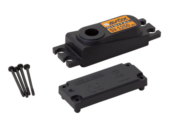 Servohus SV-1250MG i gruppen Katalog / Fabrikat / S / Savöx / Servohus hos Minicars Hobby Distribution AB (SAV-CASESV1250MG)