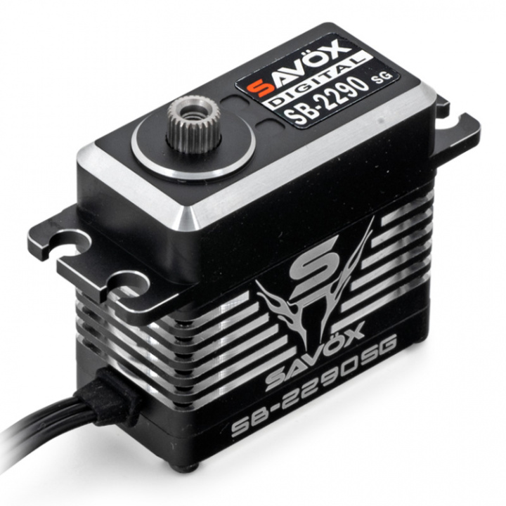 SB-2290SG Servo 65Kg 0,11s 8,4V Alu Brushless Ståldrev i gruppen Katalog / Fabrikat / S / Savöx / Servo hos Minicars Hobby Distribution AB (SAV-SB2290SG)