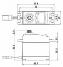 SC-0252MG Plus Servo 10,5Kg 0,19s Metalldrev