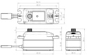 SC-1251MG Plus Servo 9Kg 0,09s Alu Coreless Metalldrev Lågt