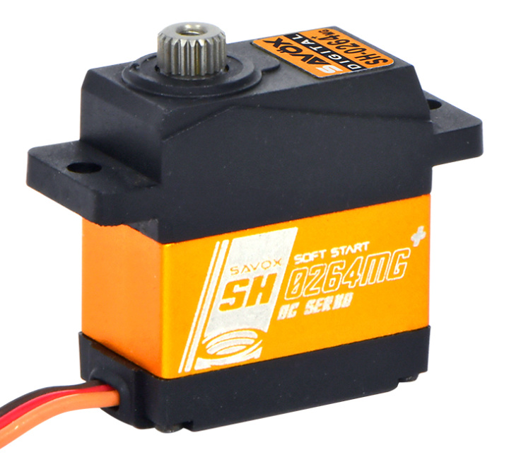 SH-0264MG Plus Servo 1,2Kg 0,06s Alu Metalldrev Mikro i gruppen Katalog / Fabrikat / S / Savöx / Servo hos Minicars Hobby Distribution AB (SAV-SH0264MGPLUS)