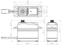 SH-1290MG Plus Servo 5Kg 0,05s Alu Coreless Metalldrev