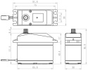 SV-0235MG Servo 35Kg 0,15s HV Alu Metalldrev Giant*