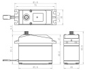 SV-0236MG Servo 40Kg 0,17s HV Alu Metalldrev Giant*