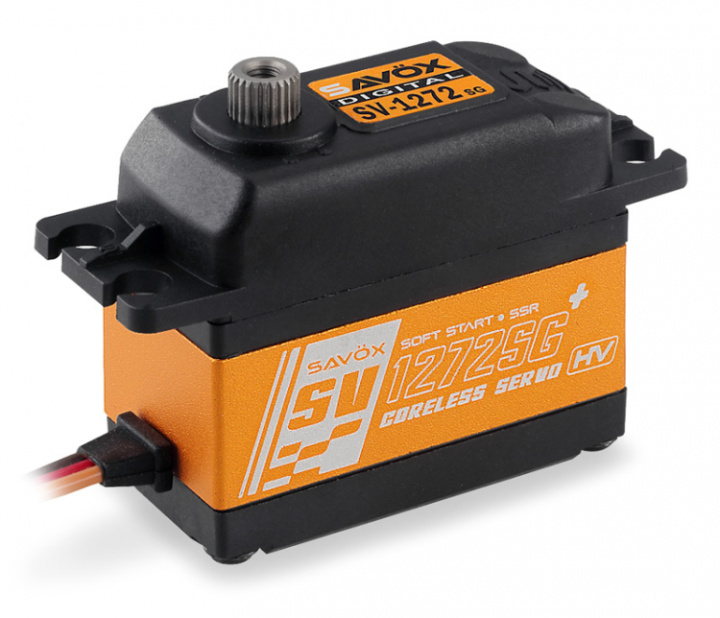 SV-1272SG Servo 35Kg 0.10s HV Alu Coreless Ståldrev* i gruppen Katalog / Fabrikat / S / Savöx / Servo hos Minicars Hobby Distribution AB (SAV-SV1272SG)
