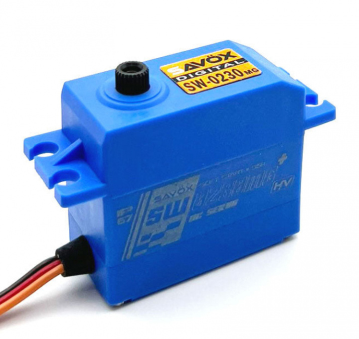 SW-0230MG Plus Servo 8Kg 0,13s HV Metalldrev WP i gruppen Katalog / Fabrikat / S / Savöx / Servo hos Minicars Hobby Distribution AB (SAV-SW0230MGPLUS)