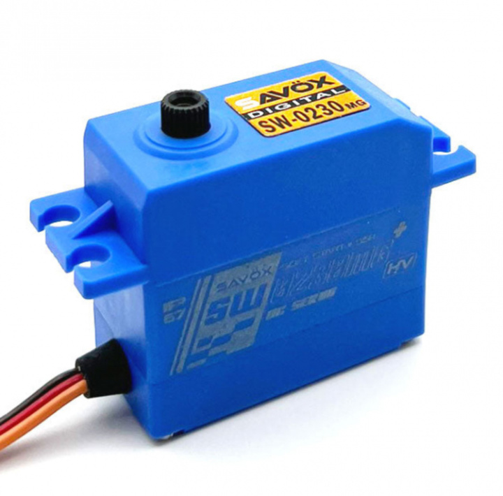 SW-0231MG Plus Servo 25Kg 0,15s Metalldrev WP i gruppen Katalog / Fabrikat / S / Savöx / Servo hos Minicars Hobby Distribution AB (SAV-SW0231MGPLUS)