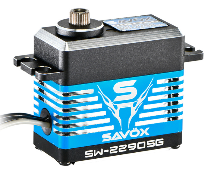 SW-2290SG Servo 70Kg 0,11s HV Alu Brushless Ståldrev WP i gruppen Katalog / Fabrikat / S / Savöx / Servo hos Minicars Hobby Distribution AB (SAV-SW2290SG)