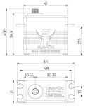 SW-2293SG Crawler Servo 75Kg 3S Powered Alu Brushless Ståldrev WP