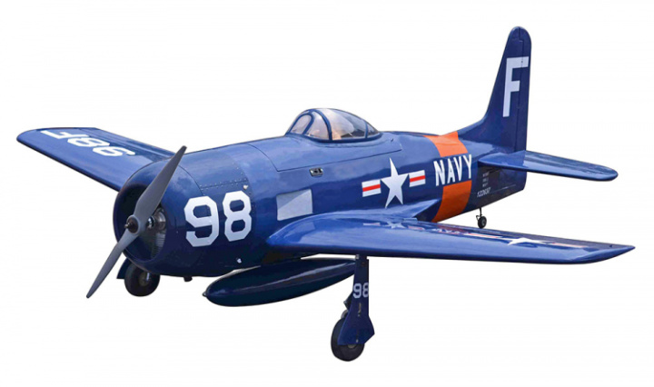 Grumman F8F Bearcat Navy 33-45cc Gas ARF i gruppen Katalog / Fabrikat / S / Seagull / Flygplan hos Minicars Hobby Distribution AB (SEA324B)
