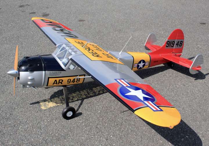 Cessna 195 USAF 229cm 35-50cc Gas ARF i gruppen Katalog / Modeller R/C / Flygplan / Flygplan ARF Bensin hos Minicars Hobby Distribution AB (SEA409.USAF)