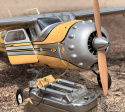 Cessna 195 229cm 35-50cc Gas ARF Gul/Silver
