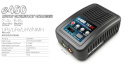 SkyRC e450 Laddare LiPo/LiFe/LiHV 2-4S,NiMH 6-8 50W 240VAC