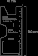 Cambervinkel Mätare Digital Bluetooth CTG-016 1/8