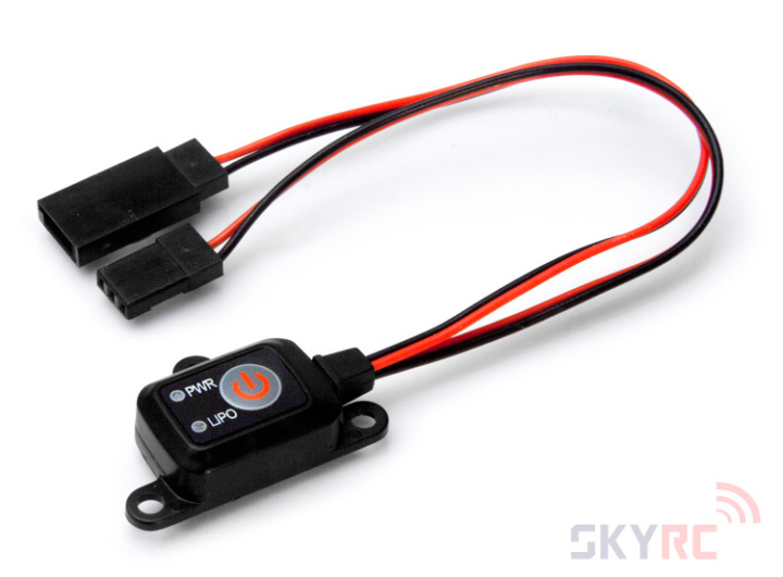 Power Switch Elektronisk strömbrytare 10A i gruppen Katalog / Fabrikat / S / SkyRC / Tillbehör hos Minicars Hobby Distribution AB (SK600054)