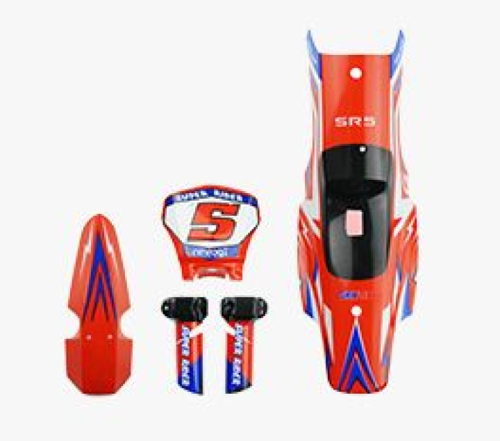 Kåpset - Super Rider SR5 i gruppen Katalog / Fabrikat / S / SkyRC / Motorcykel hos Minicars Hobby Distribution AB (SK700002-70)