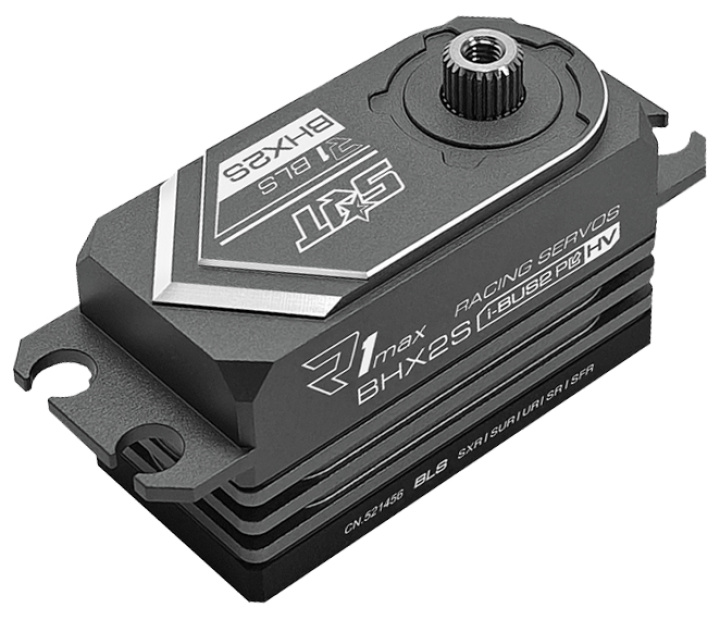 BHX2S Servo 18Kg 0,073s HV Brushless Titangetriebe Low Profile in der Gruppe Katalog / RC-Zubehör / Servos / Servo bei Minicars Hobby Distribution AB (SRT-BHX2S)