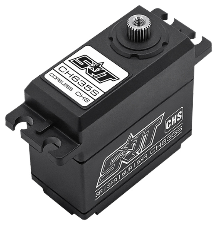 CH635S Servo 32Kg 0,15s HV Coreless Titangetriebe in der Gruppe Katalog / RC-Zubehör / Servos / Servo bei Minicars Hobby Distribution AB (SRT-CH635S)