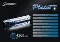 Li-Po Batteri 2S 7,4V 4200mAh 120C Slim Stick Platin*