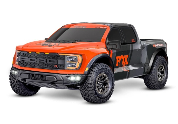Ford F-150 Raptor-R VXL-4s Ultimate 4WD 1/10 RTR TQi LED Fox2 Orange in der Gruppe Katalog / Hersteller / T / Traxxas / Models bei Minicars Hobby Distribution AB (TRX101177-4-FOX2)