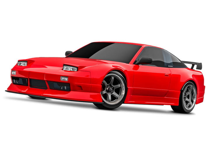 4-TEC Drift 2WD Nissan 240SX XL-5 TQi Röd i gruppen Katalog / Fabrikat / T / Traxxas / Modeller hos Minicars Hobby Distribution AB (TRX105247-4-RED)