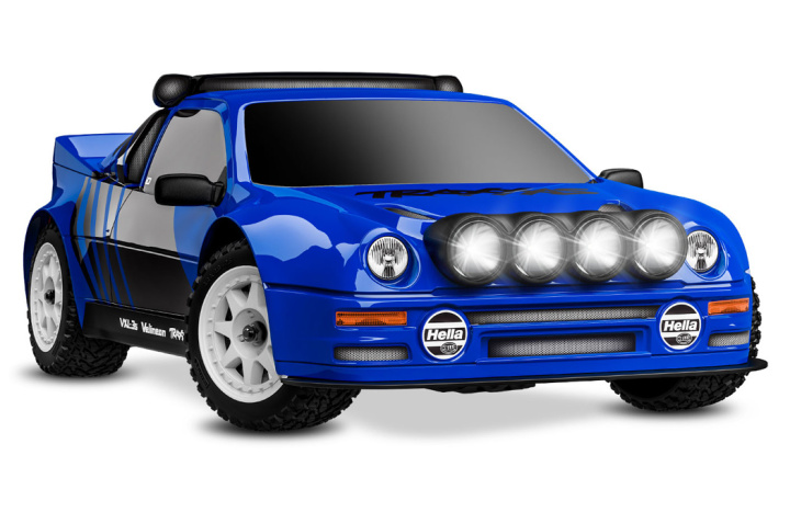 Mini Rally Ford RS200 RTR TQi VXL-3s Blå - USB-C Laddare / 2s LiPo i gruppen Katalog / Fabrikat / T / Traxxas / Modeller hos Minicars Hobby Distribution AB (TRX108046-1-BLUE)