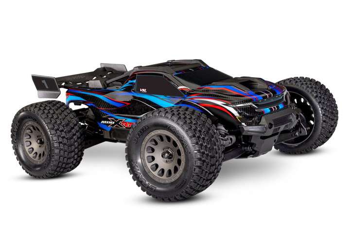 Mini XRT RTR TQi VXL-3s Blå - USB-C Laddare / 2s LiPo i gruppen Katalog / Fabrikat / T / Traxxas / Modeller hos Minicars Hobby Distribution AB (TRX108076-1-BLUE)
