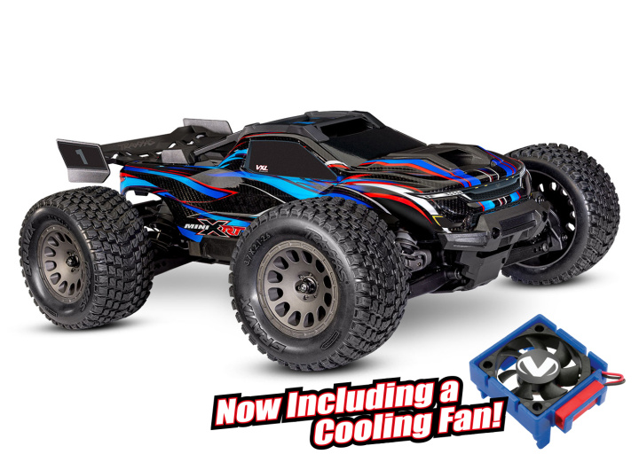 Mini XRT RTR TQi VXL-3s Blue - USB-C Charger / 2s Li-Po in the group Catalog / Brands / T / Traxxas / Models at Minicars Hobby Distribution AB (TRX108076-1-BLUE)