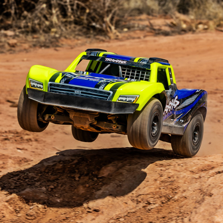 Stock Rtr Mini Mini Slash 4x4 RTR TQ BL-2s Yellow - USB-C Charger / 2s LiPo