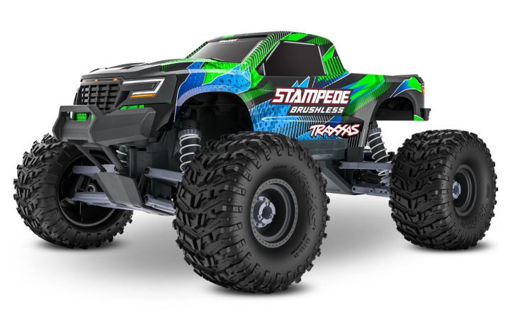 Rustler 2WD 1/10 HD VX3 BL 3S RTR Green in der Gruppe Katalog / Hersteller / T / Traxxas / Models bei Minicars Hobby Distribution AB (TRX136454-4-GRN)