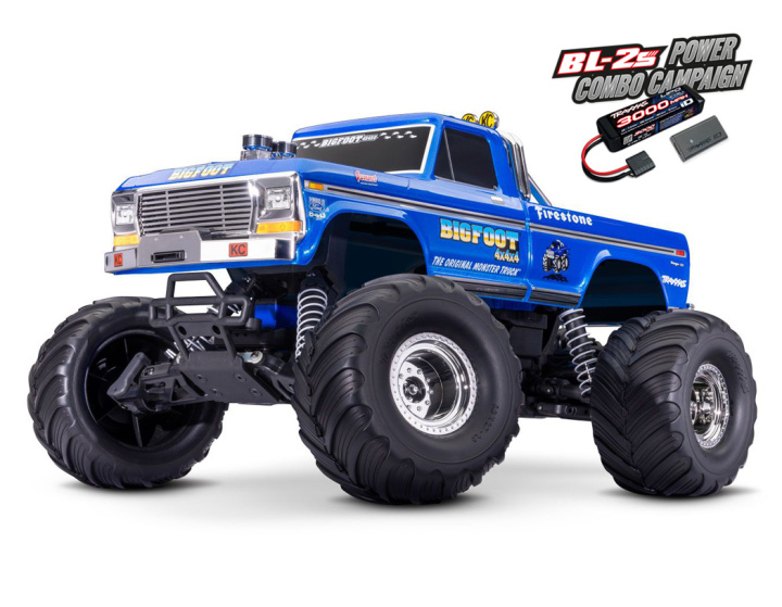 BIGFOOT No.1 Classic 1/10 RTR TQ BL-2S EHD i gruppen Katalog / Fabrikat / T / Traxxas / Modeller hos Minicars Hobby Distribution AB (TRX36334-4-R5)