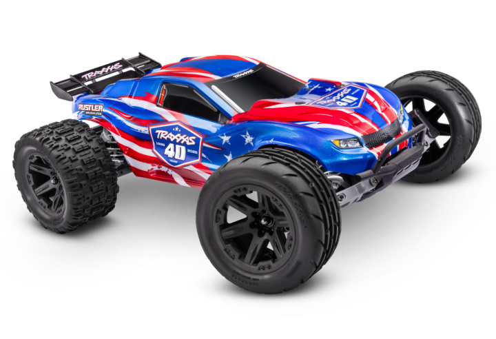 Rustler 2WD 1/10 HD VX3 BL 3S RTR 40th Edition i gruppen Focus-26 / Traxxas Nya VX3 Brushless Modeller hos Minicars Hobby Distribution AB (TRX37454-4-40th)