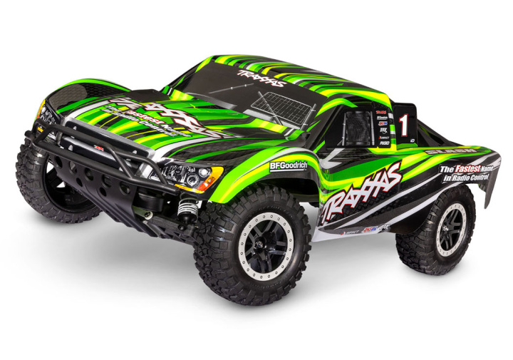 Slash 2WD 1/10 RTR TQ Green EHD Clipless USB - With Battery/Charger* in der Gruppe Katalog / Hersteller / T / Traxxas / Models bei Minicars Hobby Distribution AB (TRX58234-8-GRN)