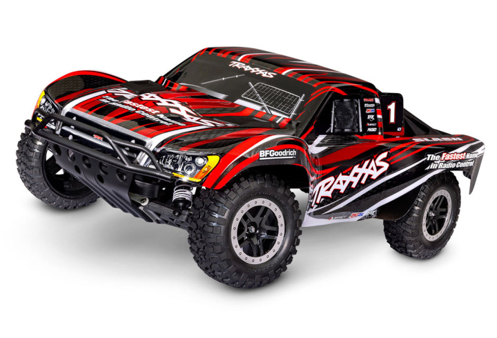 Slash 2WD 1/10 RTR TQ Red EHD Clipless USB - With Battery/Charger* in the group Catalog / Brands / T / Traxxas / Models at Minicars Hobby Distribution AB (TRX58234-8-RED)