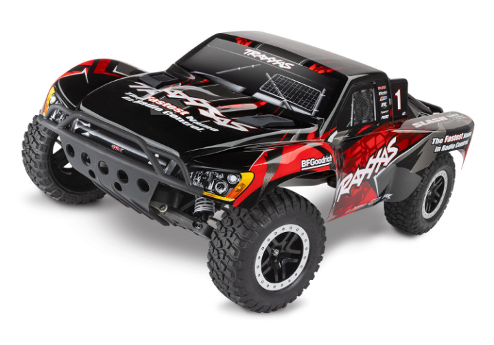 Slash VXL 2WD Clipless 1 /10 RTR TQi TSM 272R Röd* i gruppen Katalog / Fabrikat / T / Traxxas / Modeller hos Minicars Hobby Distribution AB (TRX58276-74-RED)