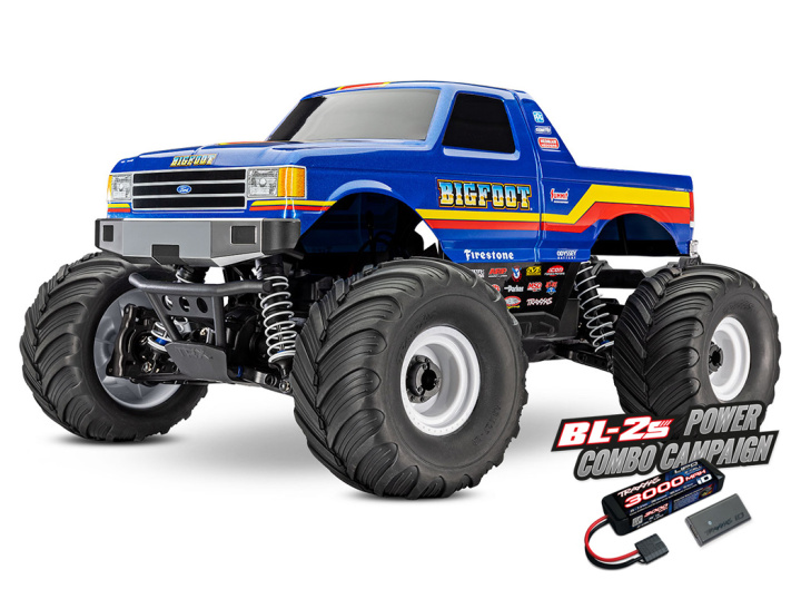 BIGFOOT 4x4 BL-2s EHD 1/10 RTR TQ i gruppen Katalog / Fabrikat / T / Traxxas / Modeller hos Minicars Hobby Distribution AB (TRX67134-4)