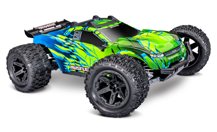 Rustler 4x4 1/10 HD VX3 BL 3S RTR Grön i gruppen Focus-26 / Traxxas Nya VX3 Brushless Modeller hos Minicars Hobby Distribution AB (TRX67464-4-GRN)