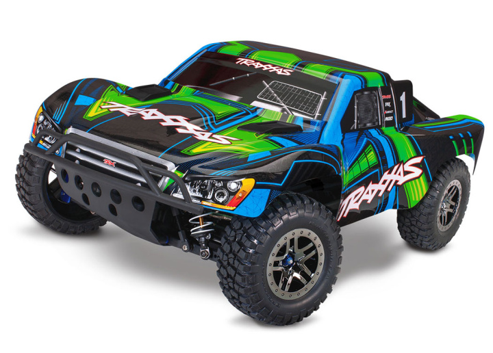 Slash 4x4 Ultimate Clipless RTR TQi TSM Grön* i gruppen Katalog / Fabrikat / T / Traxxas / Modeller hos Minicars Hobby Distribution AB (TRX68277-4-GRN)