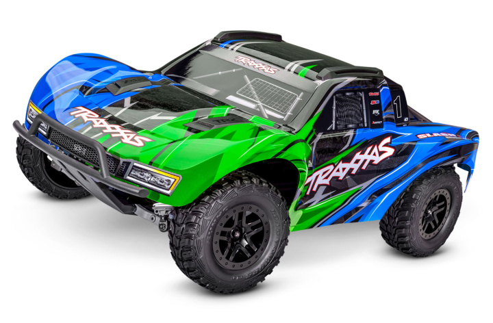Slash 4x4 1/10 HD VX3 BL 3S RTR Grön i gruppen Katalog / Modeller R/C / Bilar / 1/10 Buggy/Truck/SC El hos Minicars Hobby Distribution AB (TRX68454-4-GRN)